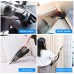 Multifunction 12V Car Handheld Vacuum Cleaner, Wet Dry Use, Pointer/ LED Digital Display, Inflator Portable Turbo for Car, Home, Boat